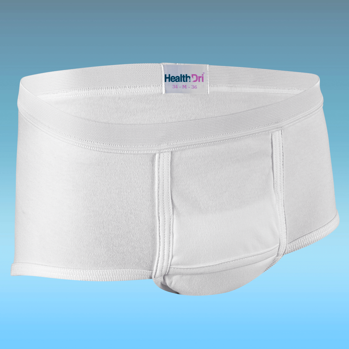 Salk 84PMC006 HealthDri Washable Women's Heavy Bladder Control Panties,  Size 6, White - 1 Each